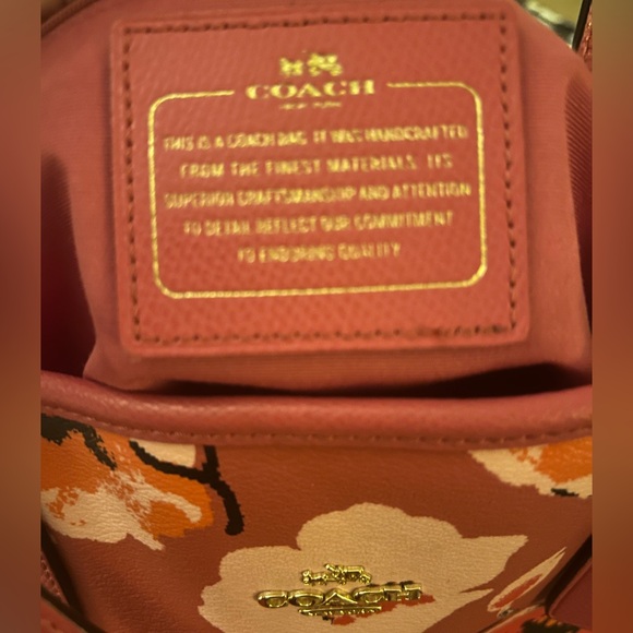 Coach Pink Floral Tote Bag - Picture 8 of 13